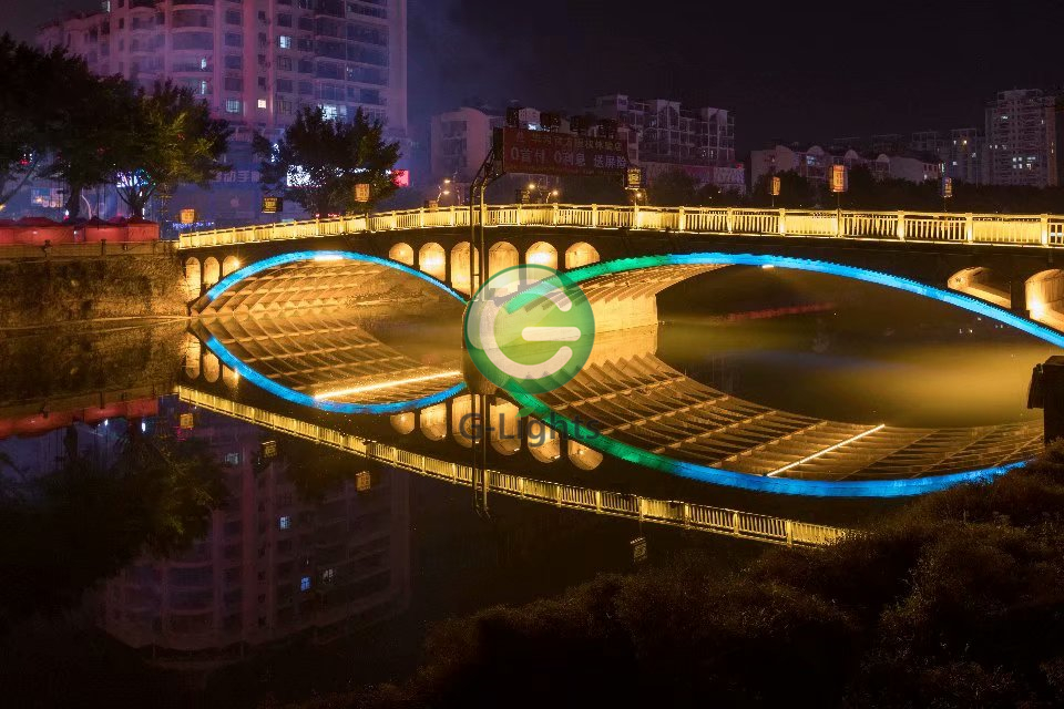 桥梁景观亮化