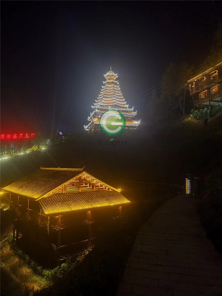 楼体亮化LED瓦楞灯