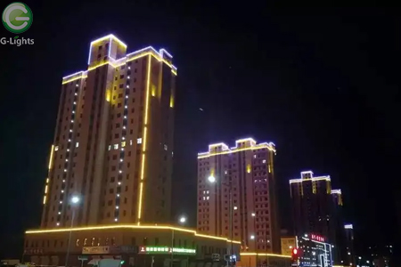 商业街夜景