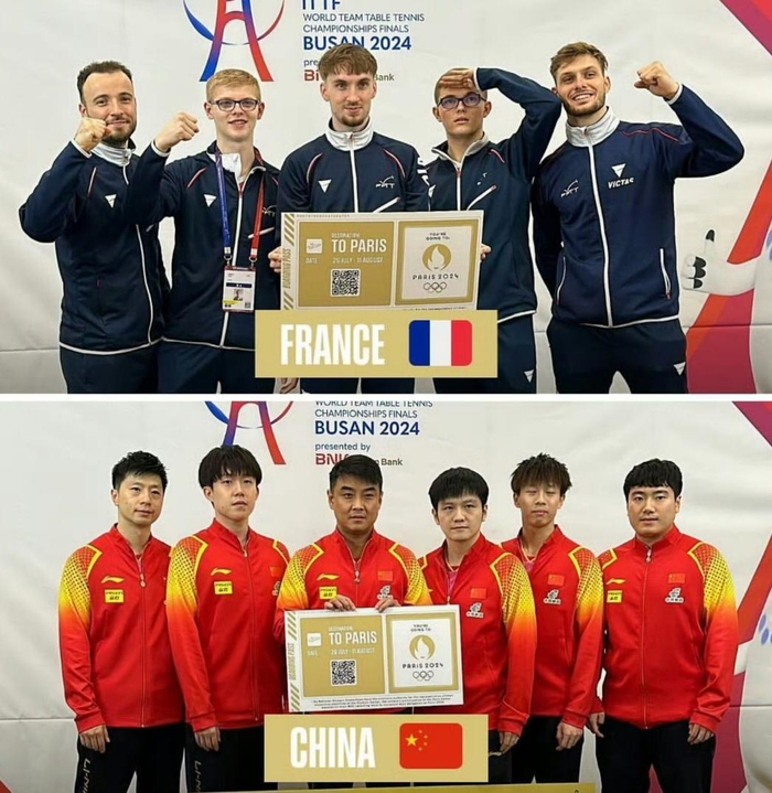 法国男团力克日德挺进淘汰赛，勒布伦誓言击败